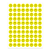 Sticker Forms - Small Smiley Faces - 3 Sheets