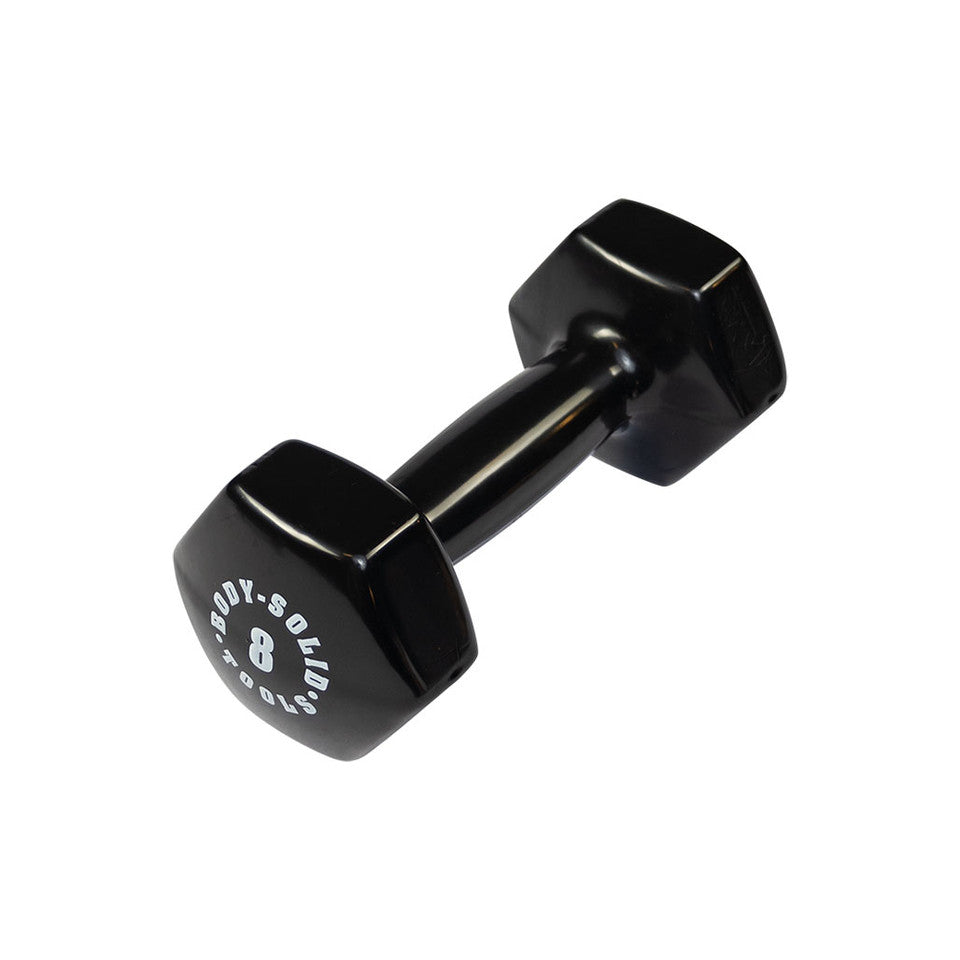 Black 8Lb Vinyl Dumbell