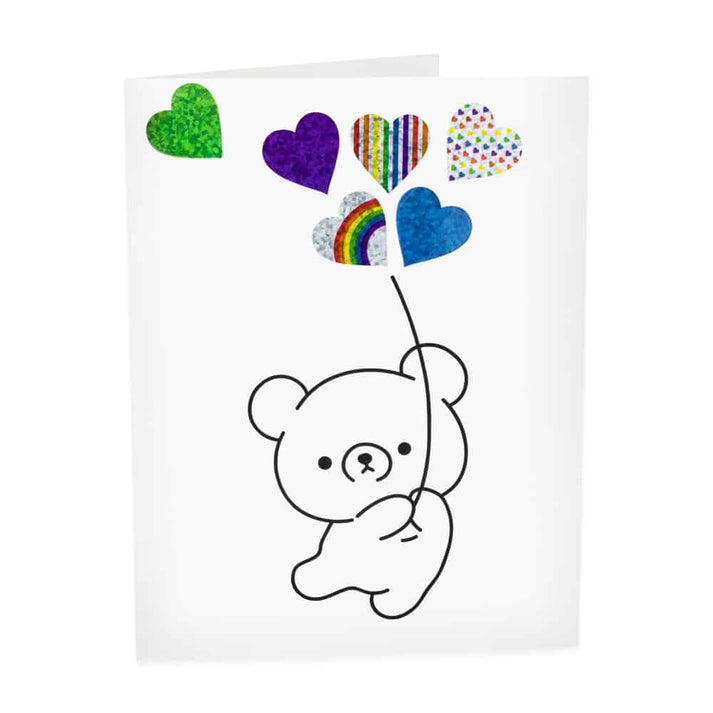 Holographic Sticker Hearts - 36 Sheets