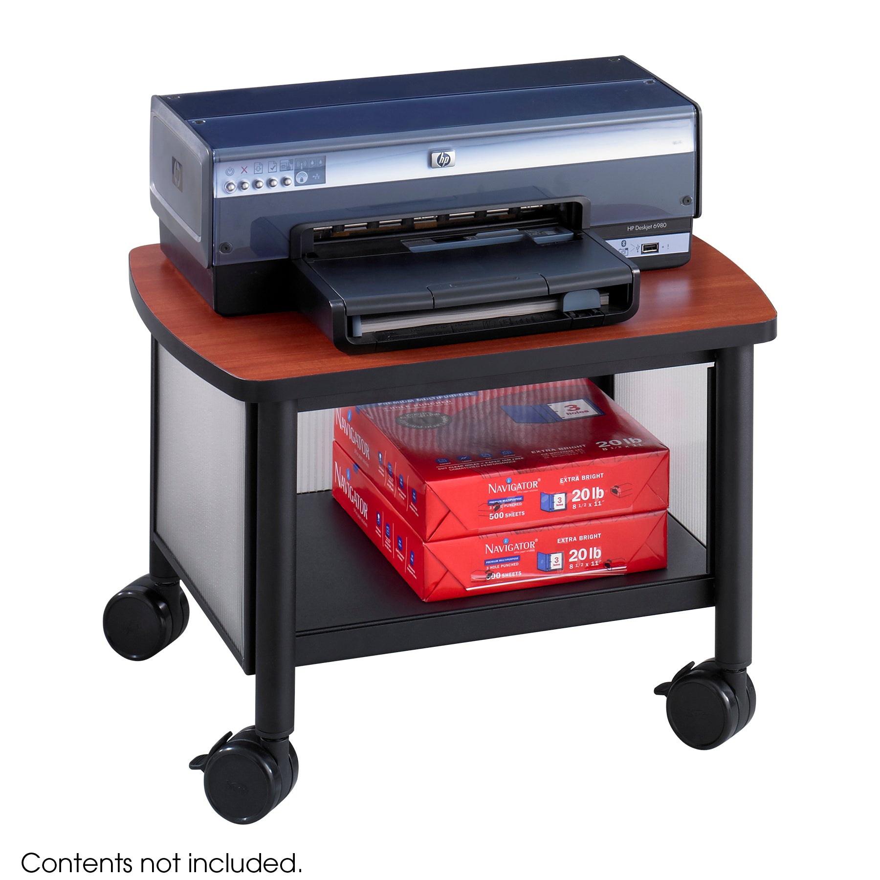 Under Table Printer Stand Blk