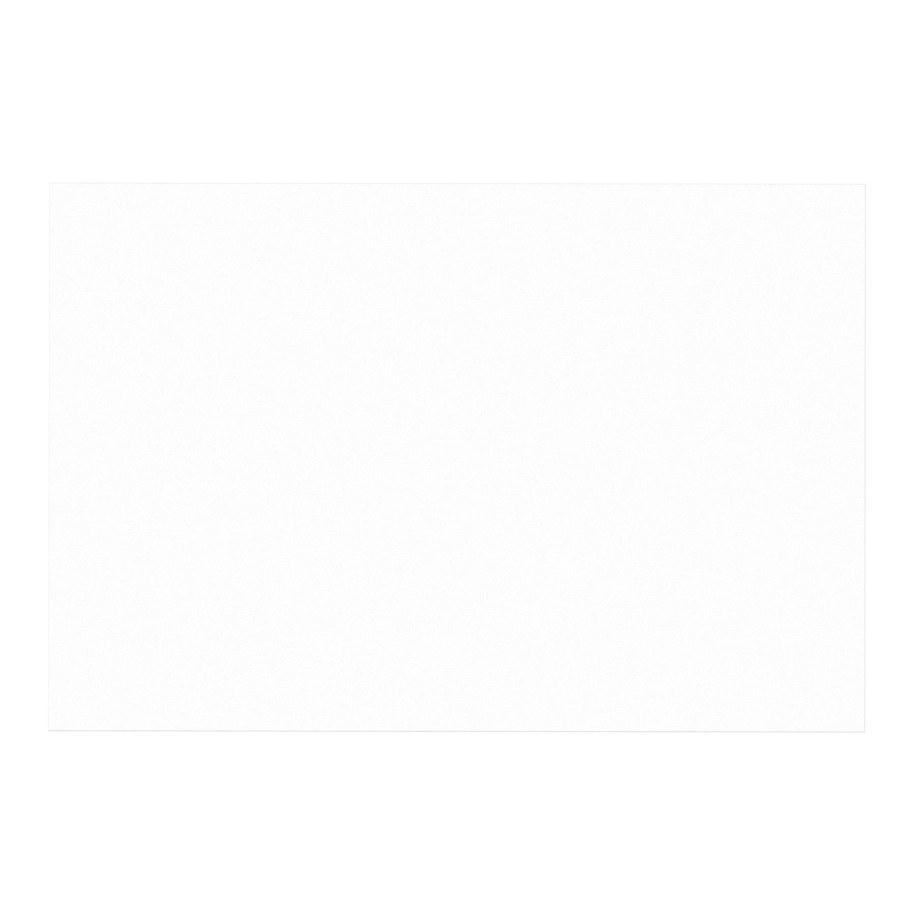 Construction Paper, Medium Weight, Bright White, 12" x 18", 50 Sheets