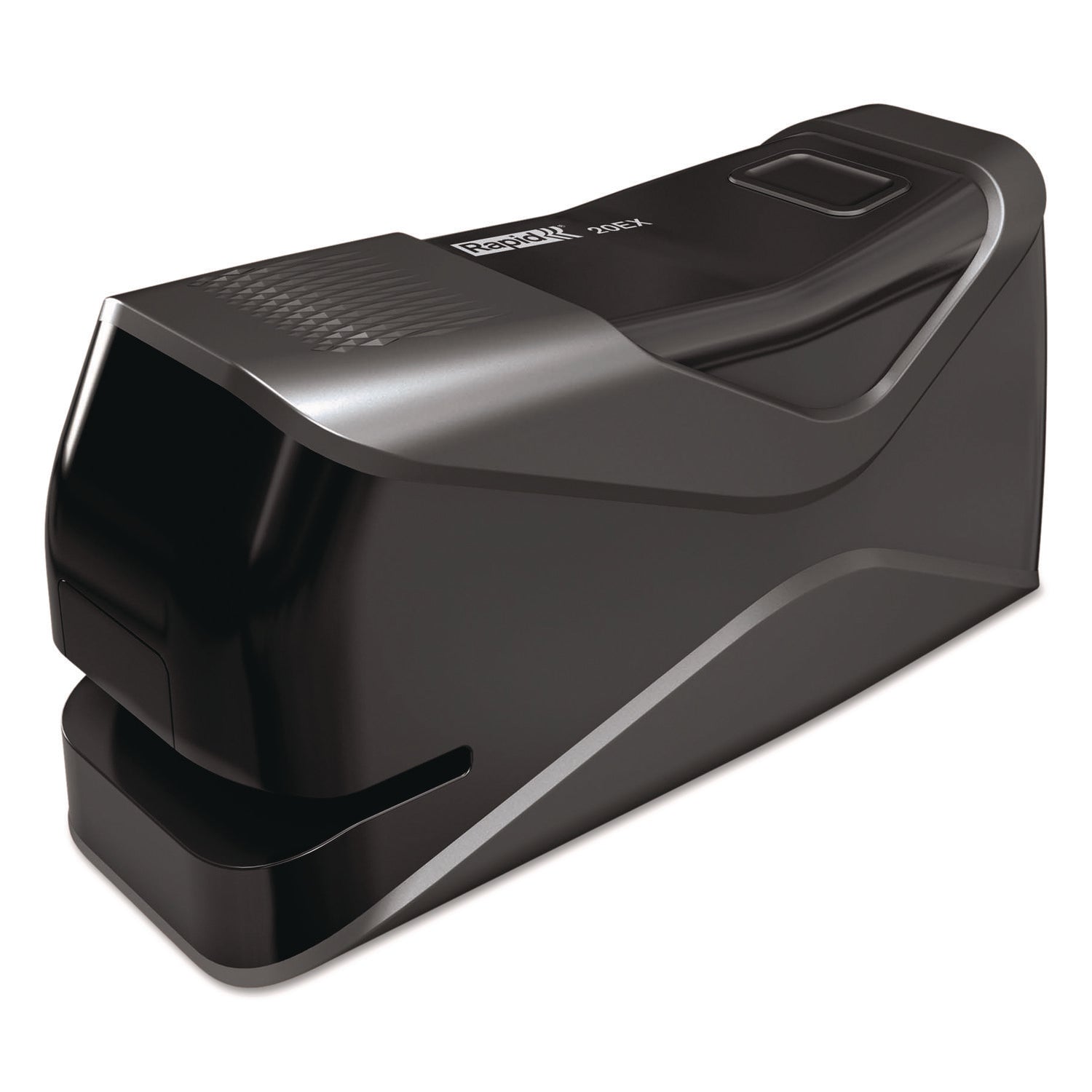 Staples Upto 20 Sheet - Holds Upto 105 Staple - Half Strip - Staple Size: 0.25" - 0.37" Throat Depth - Silver - Rubber - 1 Each