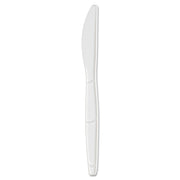 Knife - 1 x Knife - Disposable - White - 40/Pack - 24 / Carton