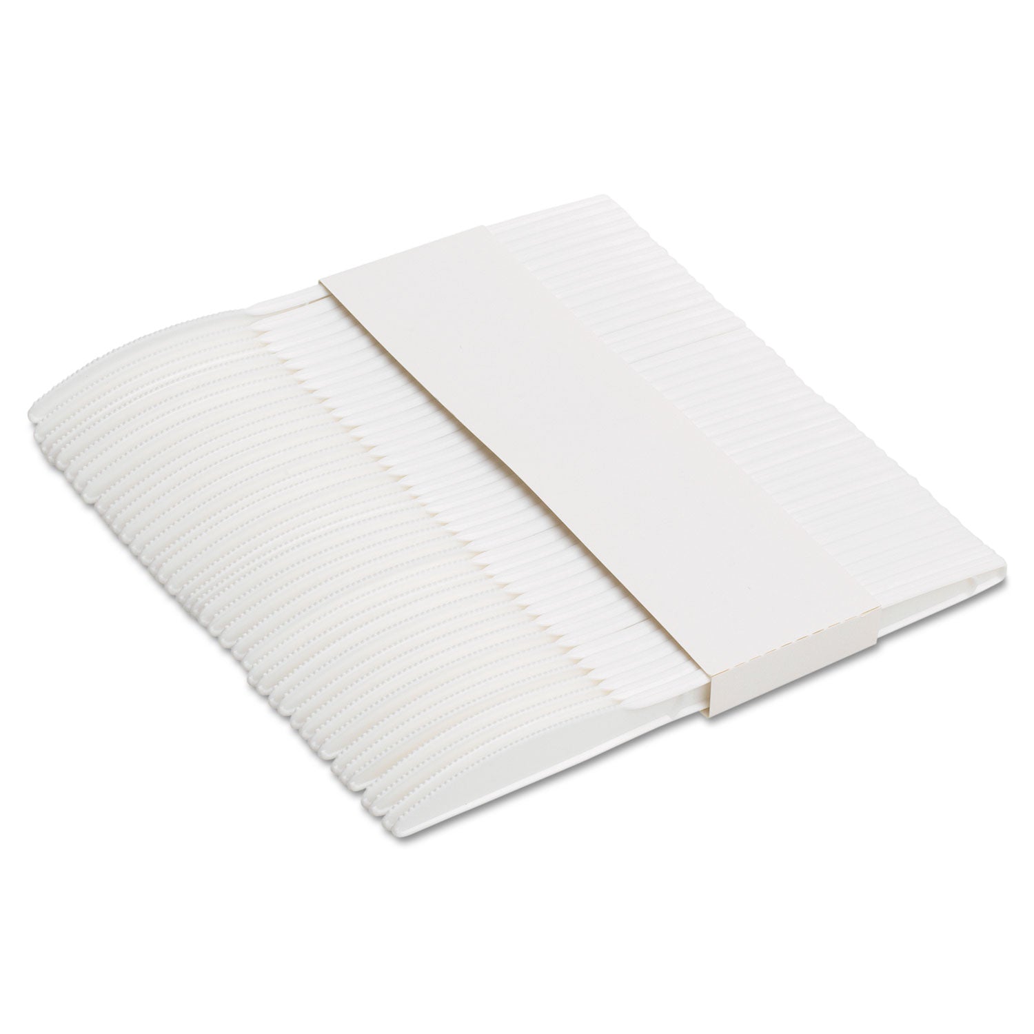 Knife - 1 x Knife - Disposable - White - 40/Pack - 24 / Carton