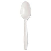 Spoon - 1 x Spoon - Disposable - White - 40/Pack - 24 / Carton