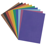 4-Ply Railroad Board, 10 Assorted Colors, 22" x 28", 50 Sheets