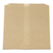 Health Gards Receptacle Liners - 8.50" Length x 8" Width x 7" Depth - Brown - Paper, Wax - Waste Disposal - 500 / Carton