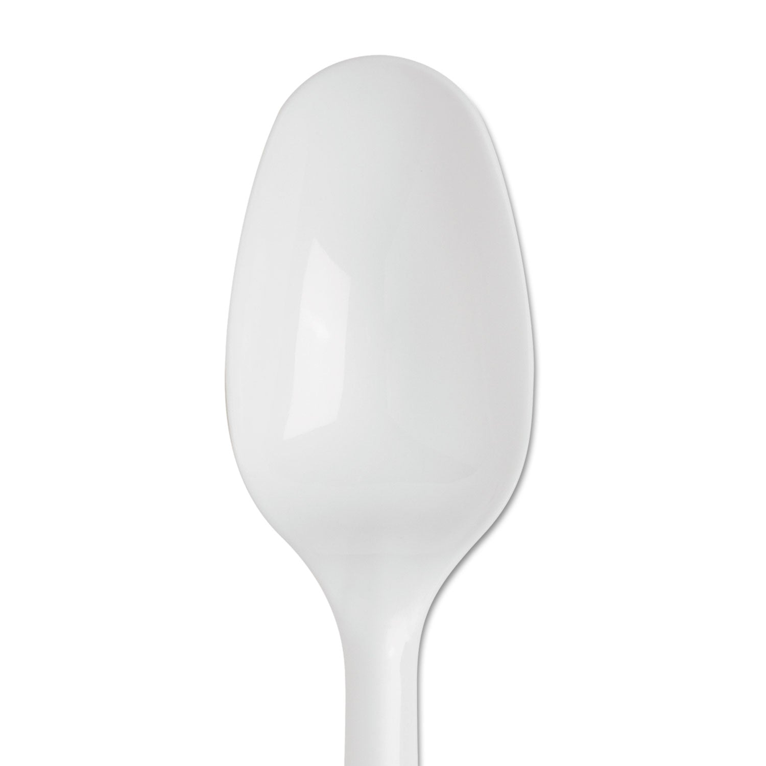 Spoon - 1 x Spoon - Disposable - White - 40/Pack - 24 / Carton