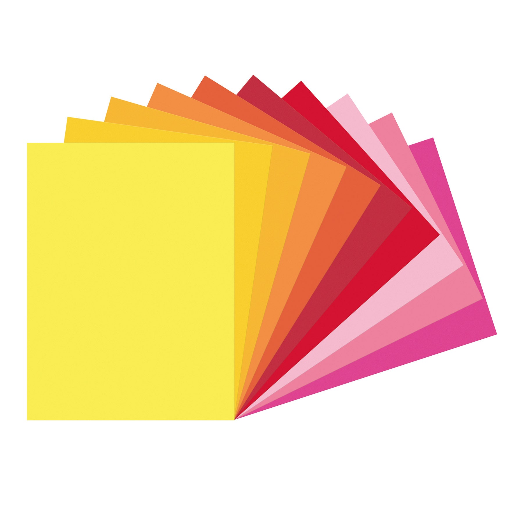 Construction Paper, Heavyweight, Warm Assorted, 9" x 12", 50 Sheets