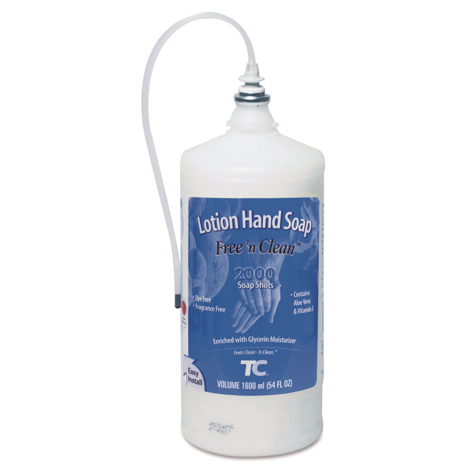 1.69 quart - Kill Germs - Skin, Hand - Fragrance-free, Dye-free, Disposable, Chemical Resistant - 4 / Carton