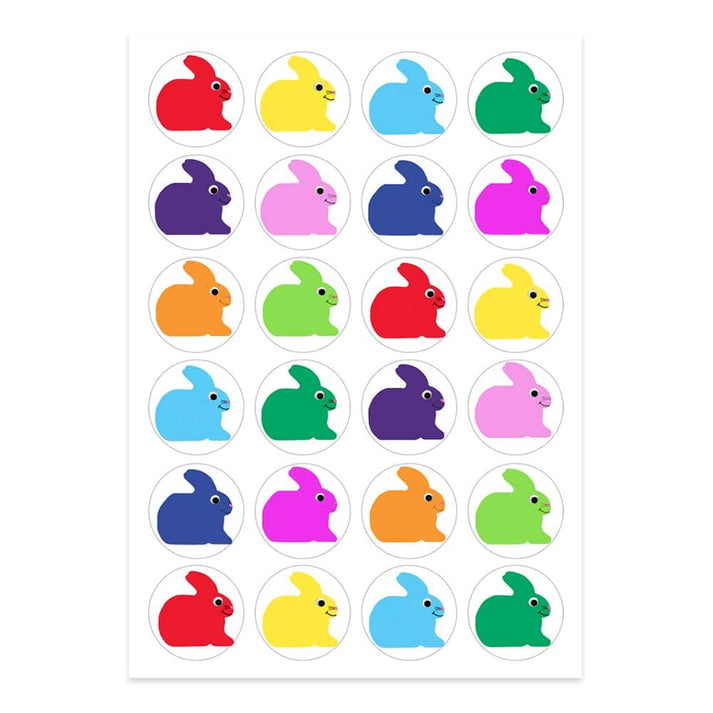 Themed Stickers - 3 sheets - Bunnies