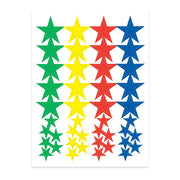 Sticker Forms - Star Shapes - 25 sheets