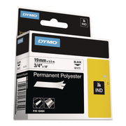 3/4" Width - Thermal Transfer - White - Polyester - 1 Each