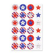 Themed Stickers - 3 sheets - Patriotic Stars