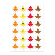 Themed Stickers - 3 sheets - Happy Leaves