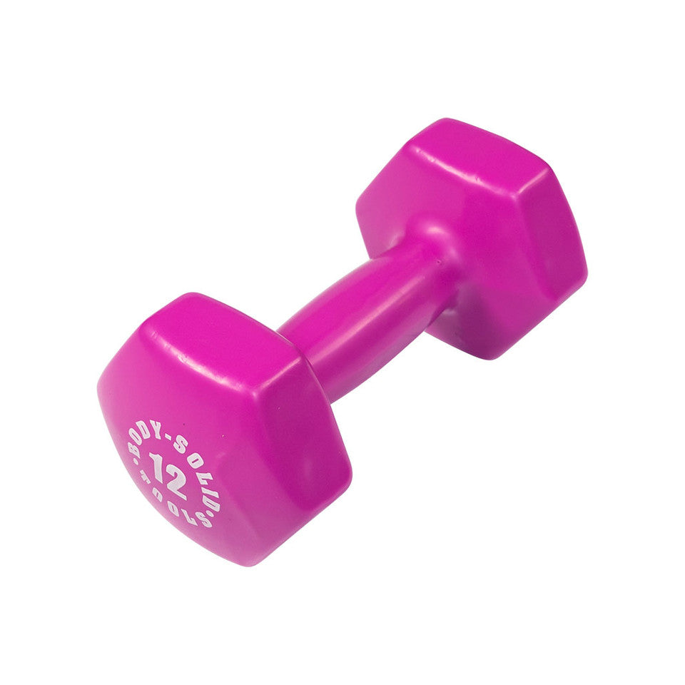 Magenta 12 Vinyl Dumbell