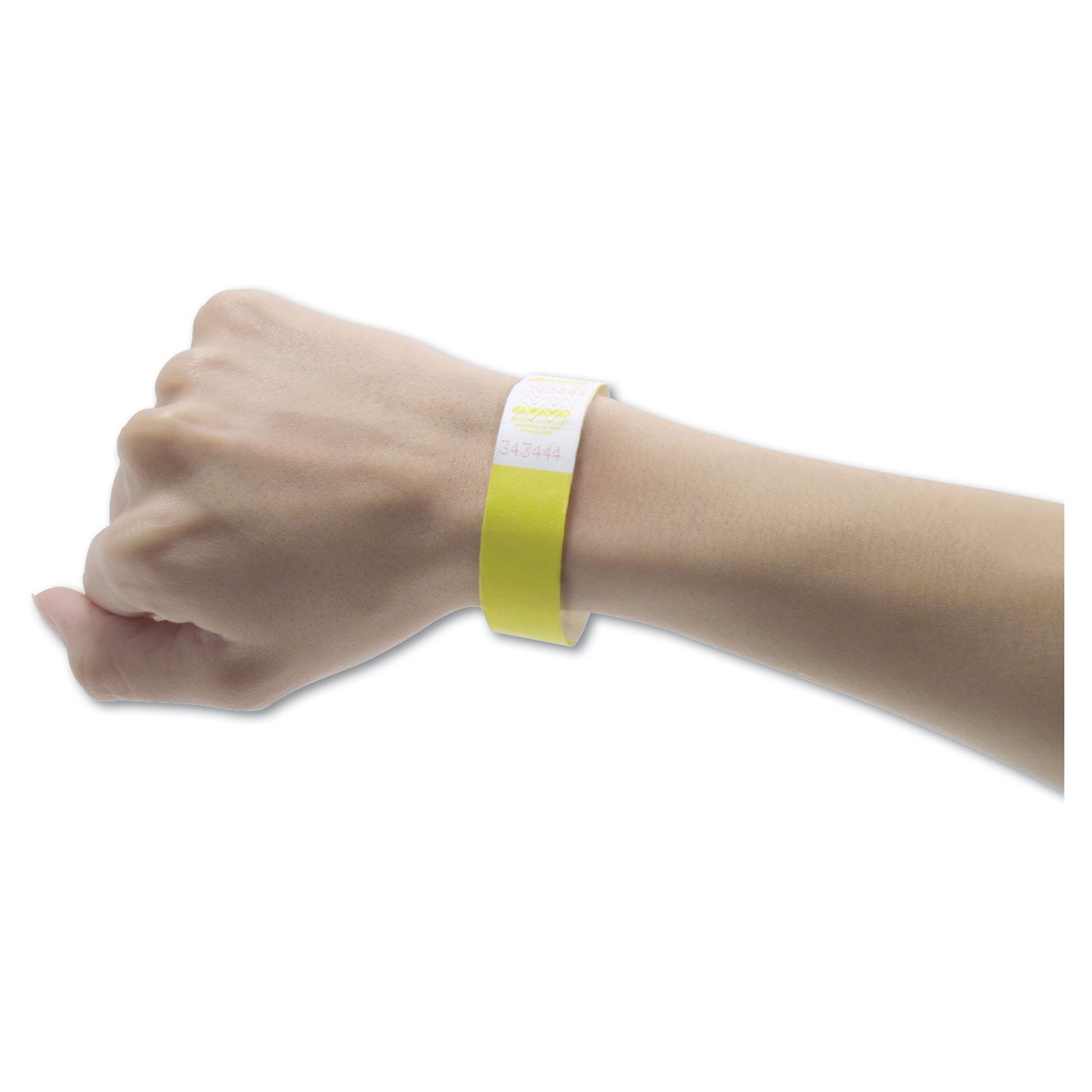 Tyvek® Wristbands Yellow, Pack of 500