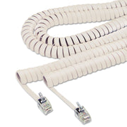 Softalk Modular Plug Handset Coil Cord - 25 ft Phone Cable for Phone - Beige - 1 Each