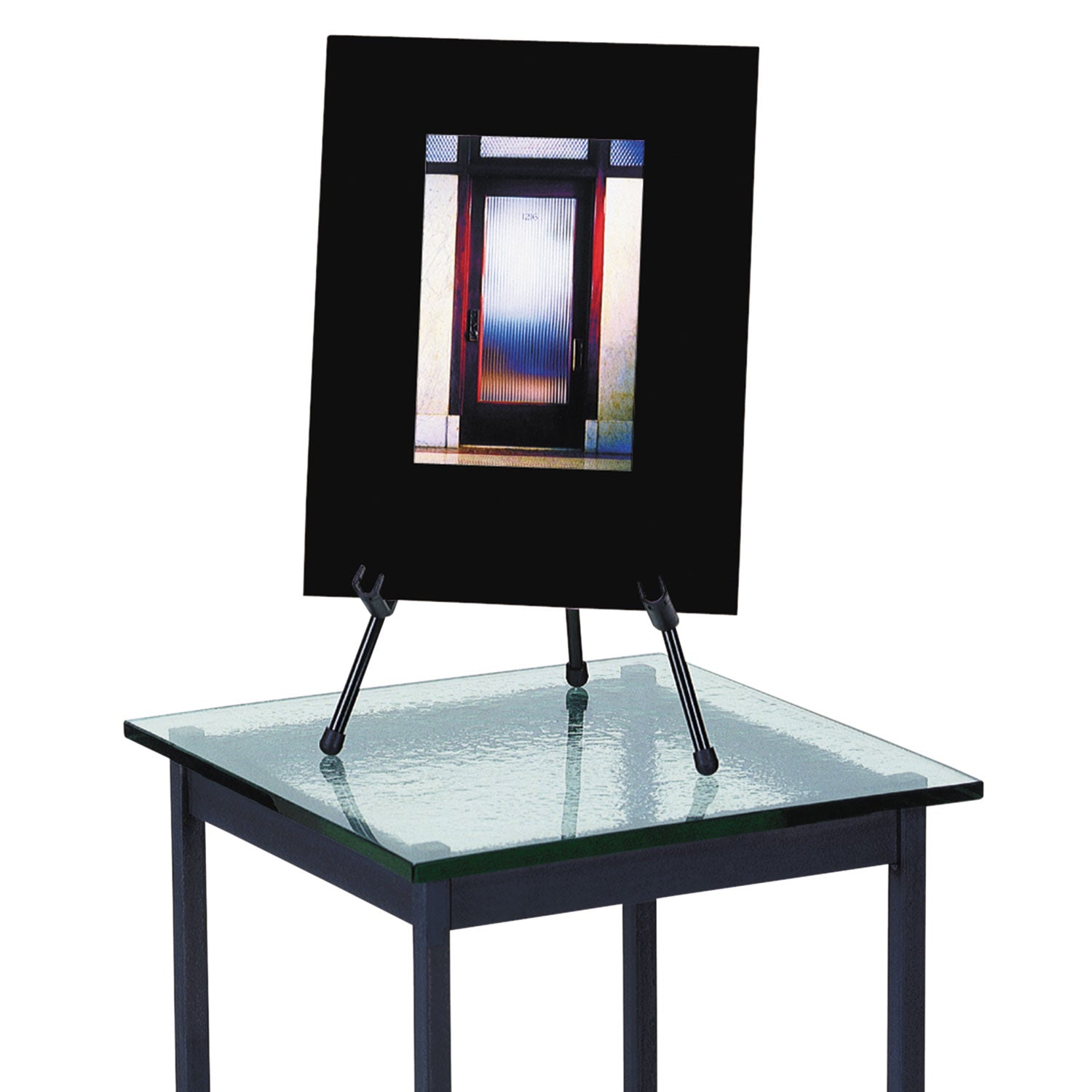 5 lb Load Capacity - 14" Height - Tabletop - Steel - Black
