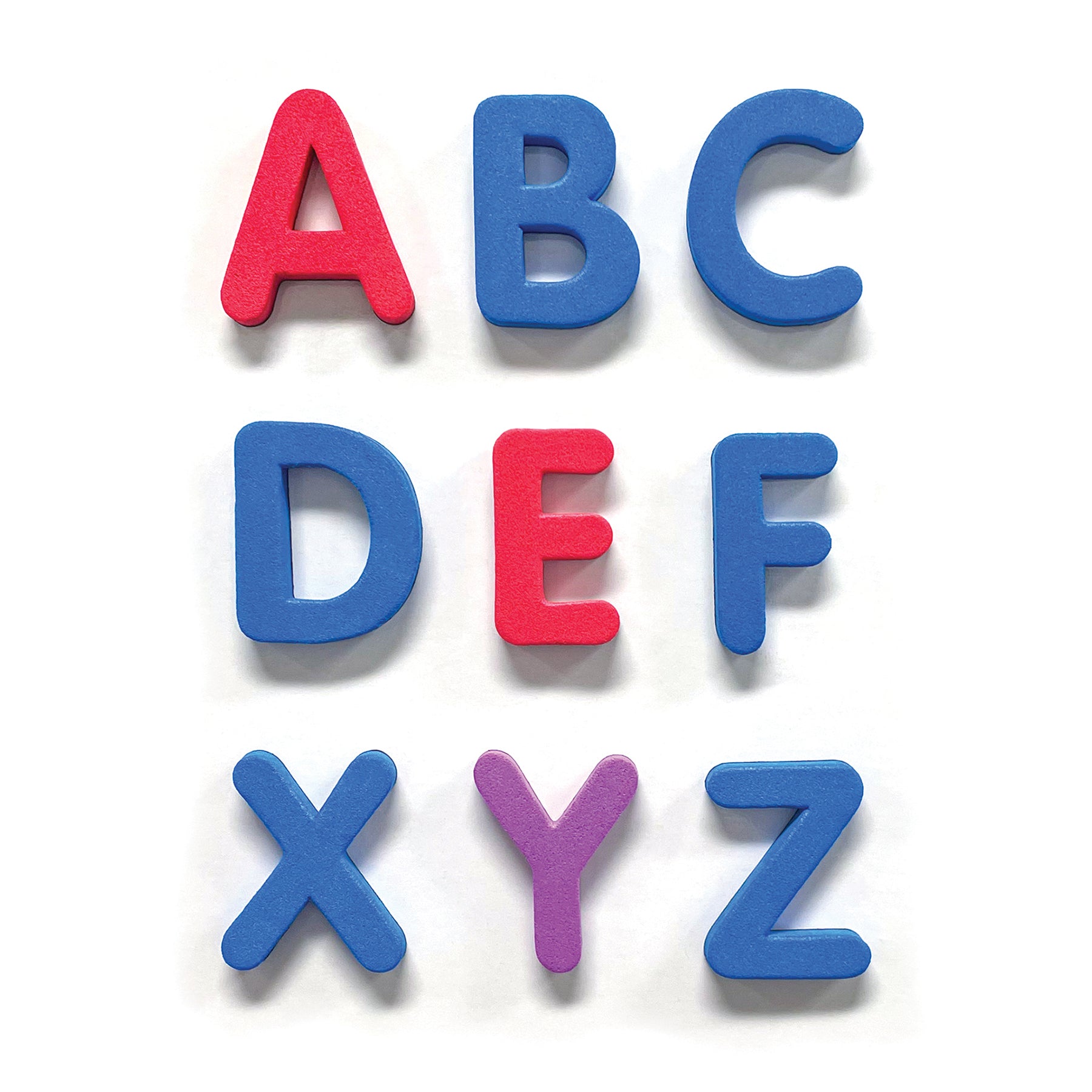 Magnetic Foam: Small Uppercase Letters