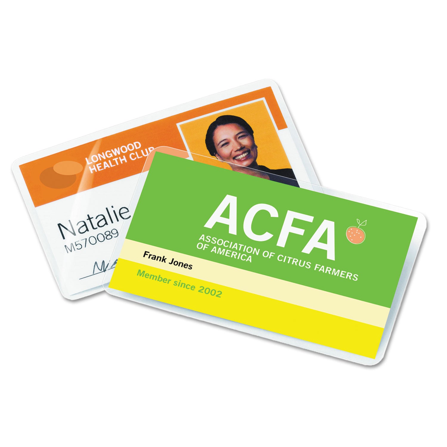Laminating Pouch/Sheet Size: 2.56" Width x 3.75" Length x 10 mil Thickness - Glossy - for ID Badge, Document, Photo - UV Resistant, Non-yellowing, Fade Resistant - Clear - 100 / Box