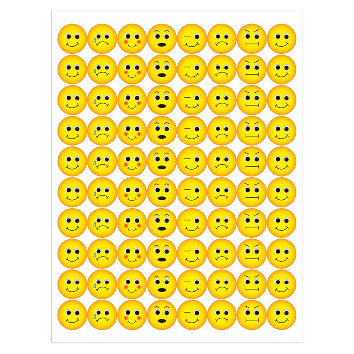 Themed Sticker Forms - Emotions - 3 Sheets, 1/2" stickers