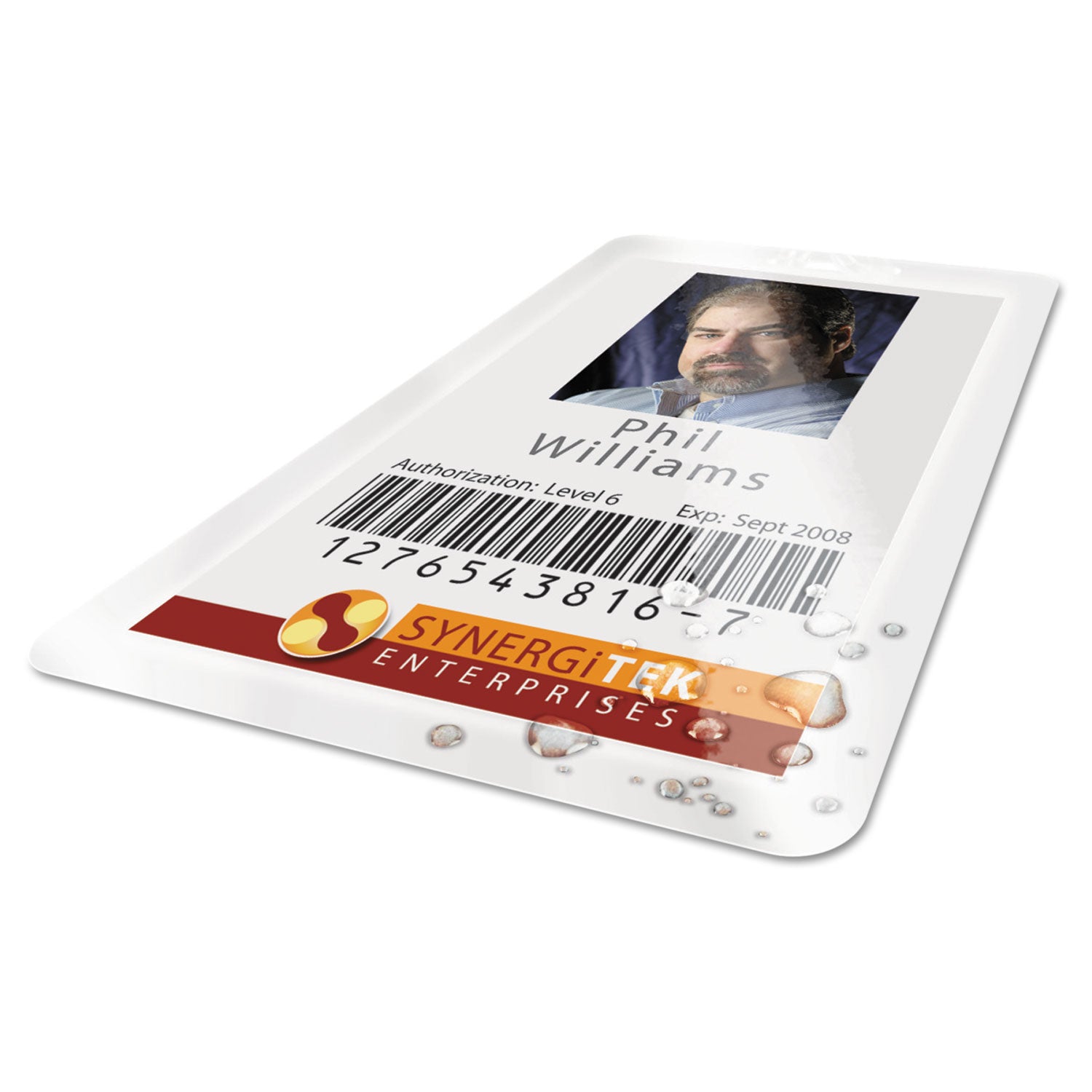 GBC UltraClear Thermal Laminating Pouches - Laminating Pouch/Sheet Size: 2.56" Width x 3.75" Length x 7 mil Thickness - Glossy - for ID Badge, Document, Photo - Clear - 100 / Box
