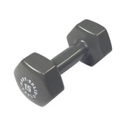 Gray 15Lb Vinyl Dumbell