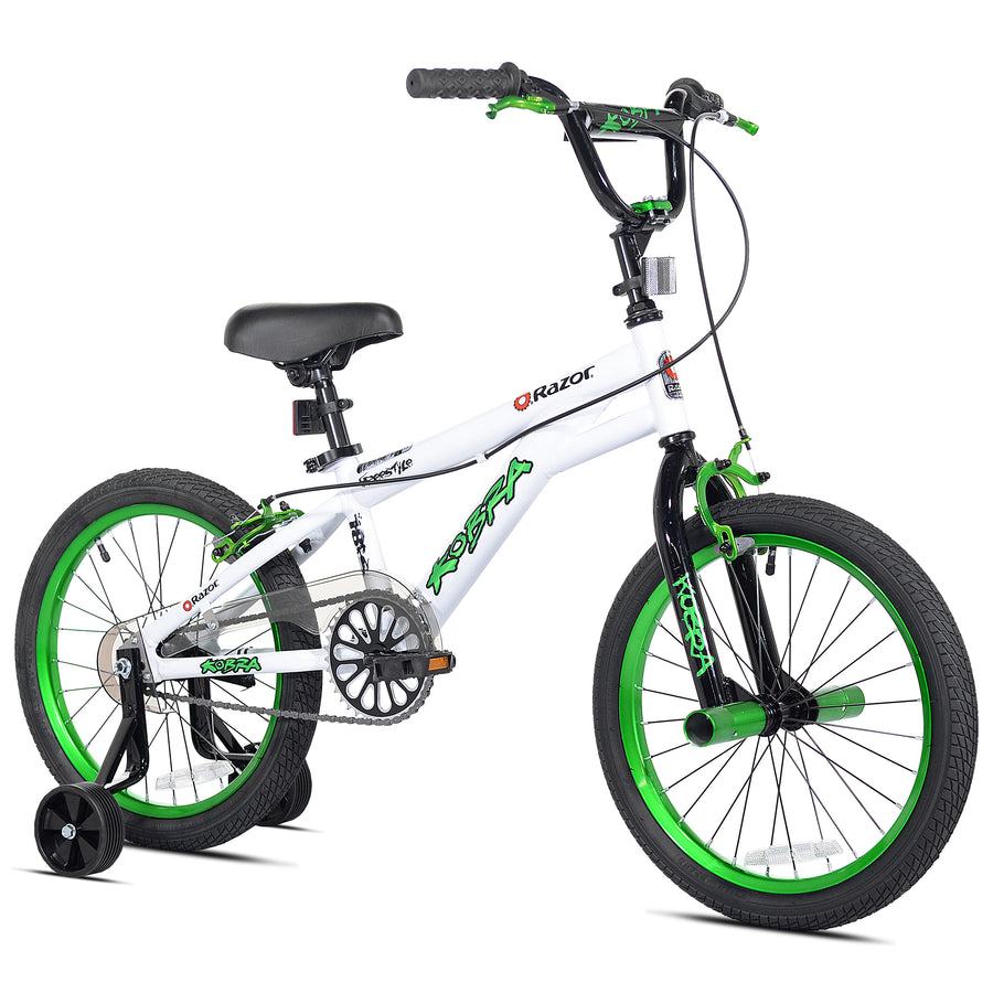 18" Razor Kobra,White/Green