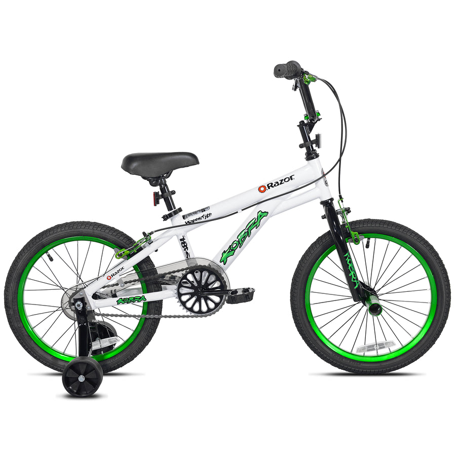 18" Razor Kobra,White/Green