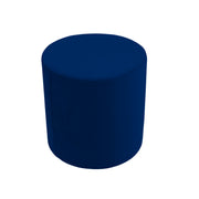 Everyday 18" Round Microfiber Ottoman, 19" Height - Eclipse