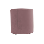 Everyday 18" Round Microfiber Ottoman, 19" Height - Mauve