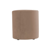 Everyday 18" Round Microfiber Ottoman, 19" Height - Caffe