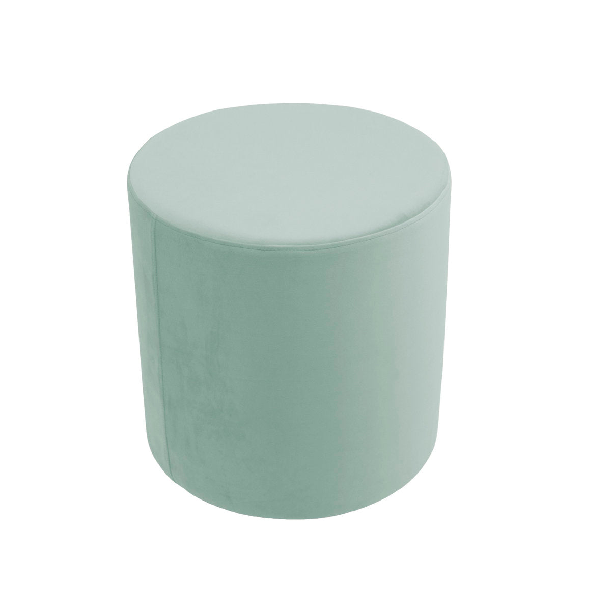 Everyday 18" Round Microfiber Ottoman, 19" Height - Aloe