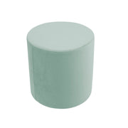 Everyday 18" Round Microfiber Ottoman, 19" Height - Aloe