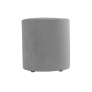 Everyday 18" Round Microfiber Ottoman, 19" Height - Smoke