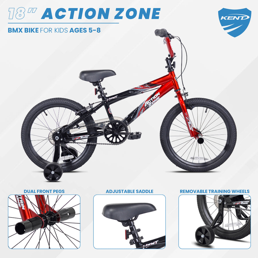 18" Kent Action Zone ,Red/Black