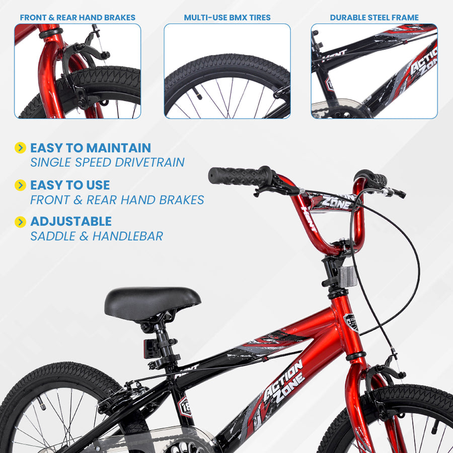 18" Kent Action Zone ,Red/Black