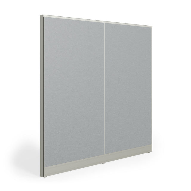 OfficeSource Panels II 72"W X 66"H Upholstered Panel w/ Light Gray Frame - Moonlight