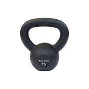 Cast Iron Powder Coated Black Kettle Bell 15Lb