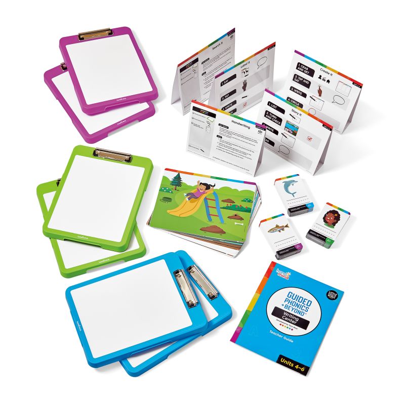Guided Phonics + Beyond®, Writing Center, Units 4-6