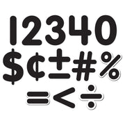 Black Classic 2-1/2" Magnetic Numbers
