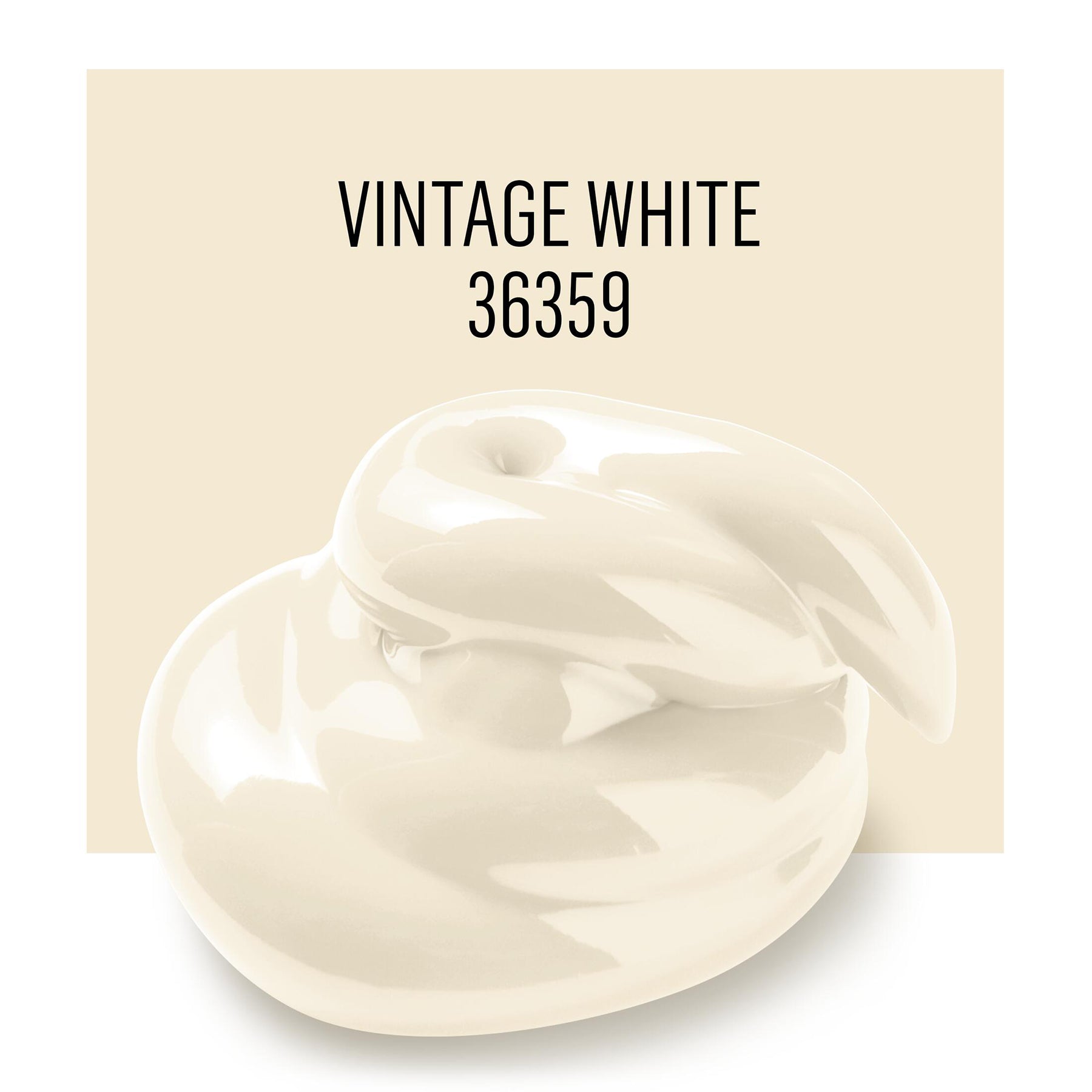 Acrylic Paint Matte, 16oz., Vintage White