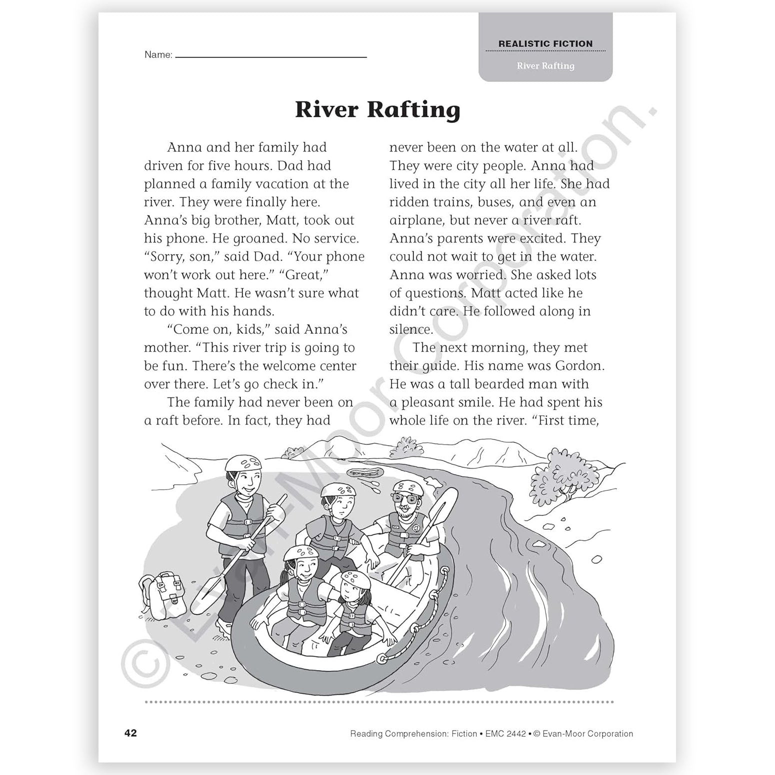 Reading Comprehension: Fiction, Grade 2