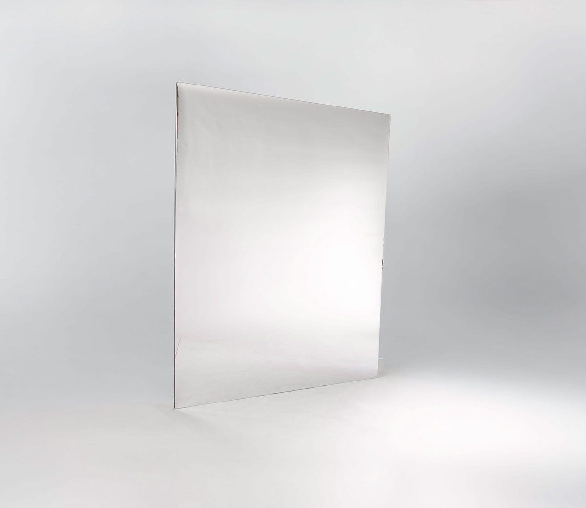 Glassless mirror, wall mount, vertical, 24" W x 72" H