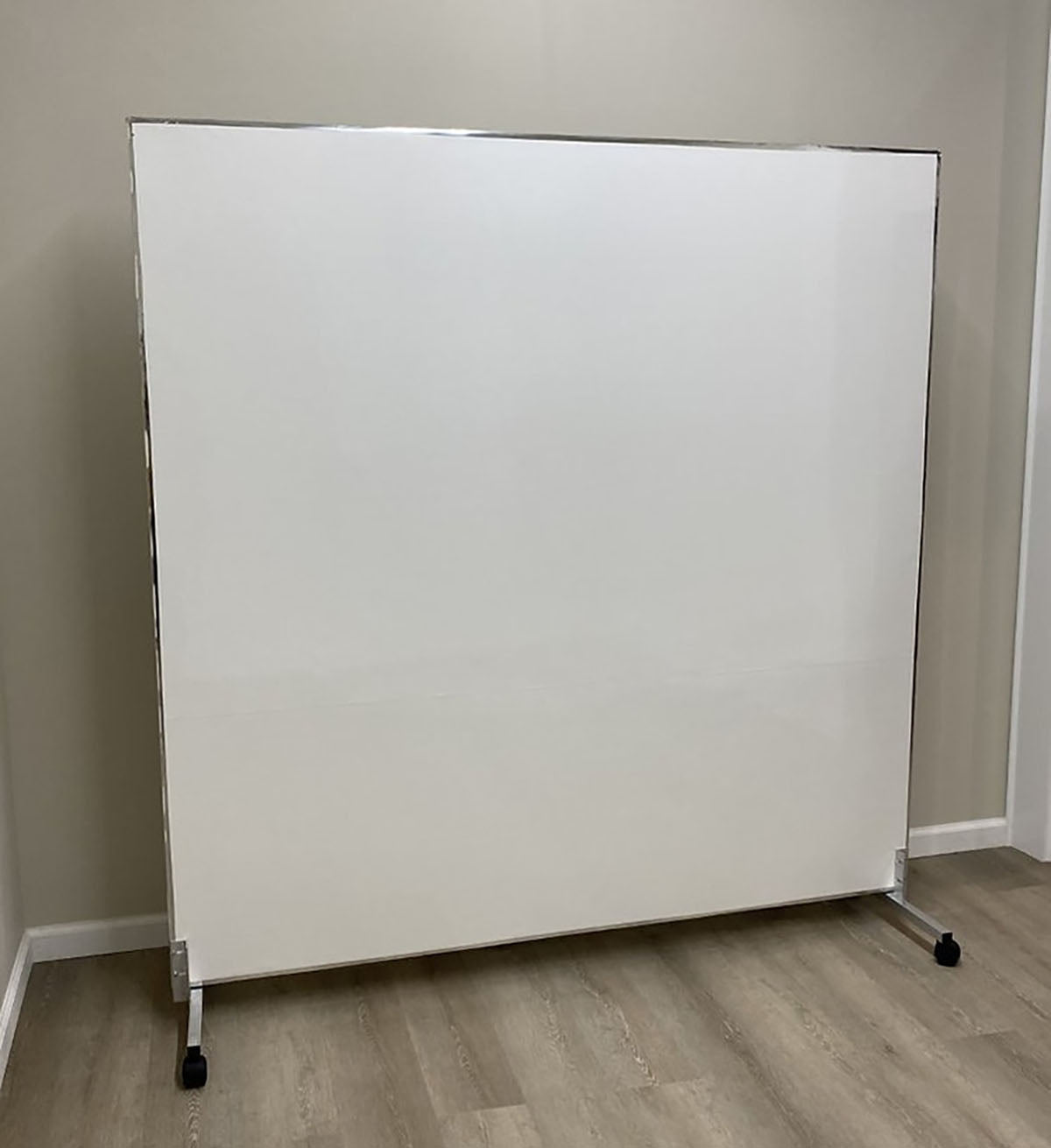 Glassless Mirror, Floor Stand and Whiteboard Back Panel, 60" W x 96" H