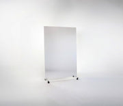 Glassless Mirror, Rolling Stand and Whiteboard Back Panel, 36" W x 72" H