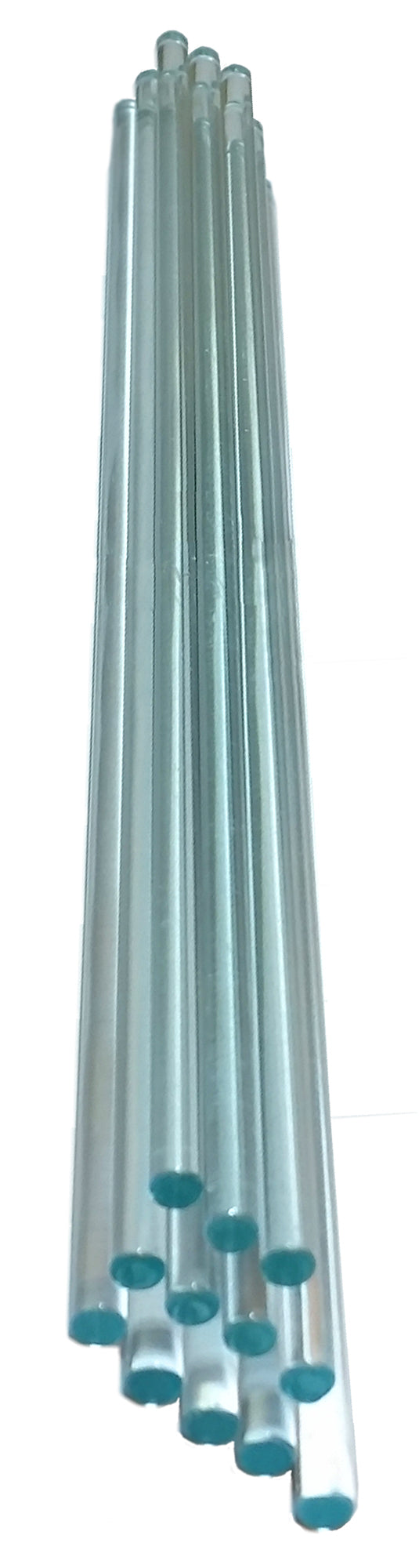 Stir Rods glass with fire polished ends, 12" length x 6mm OD. Pack 144.
