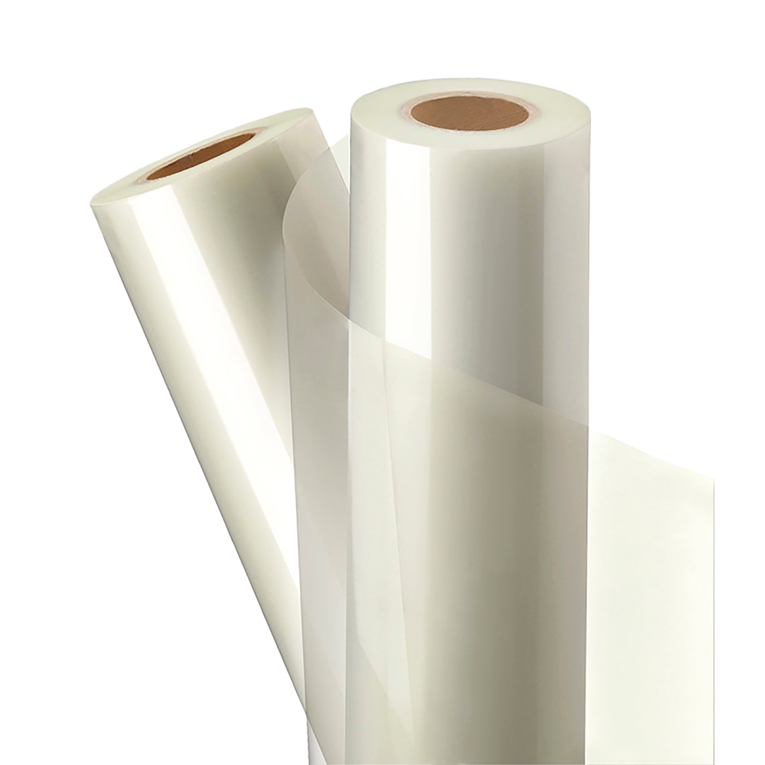 NAP I Standard Lamintaing Roll Film, Gloss, 25" x 500', 1.5 mil, 2 Rolls