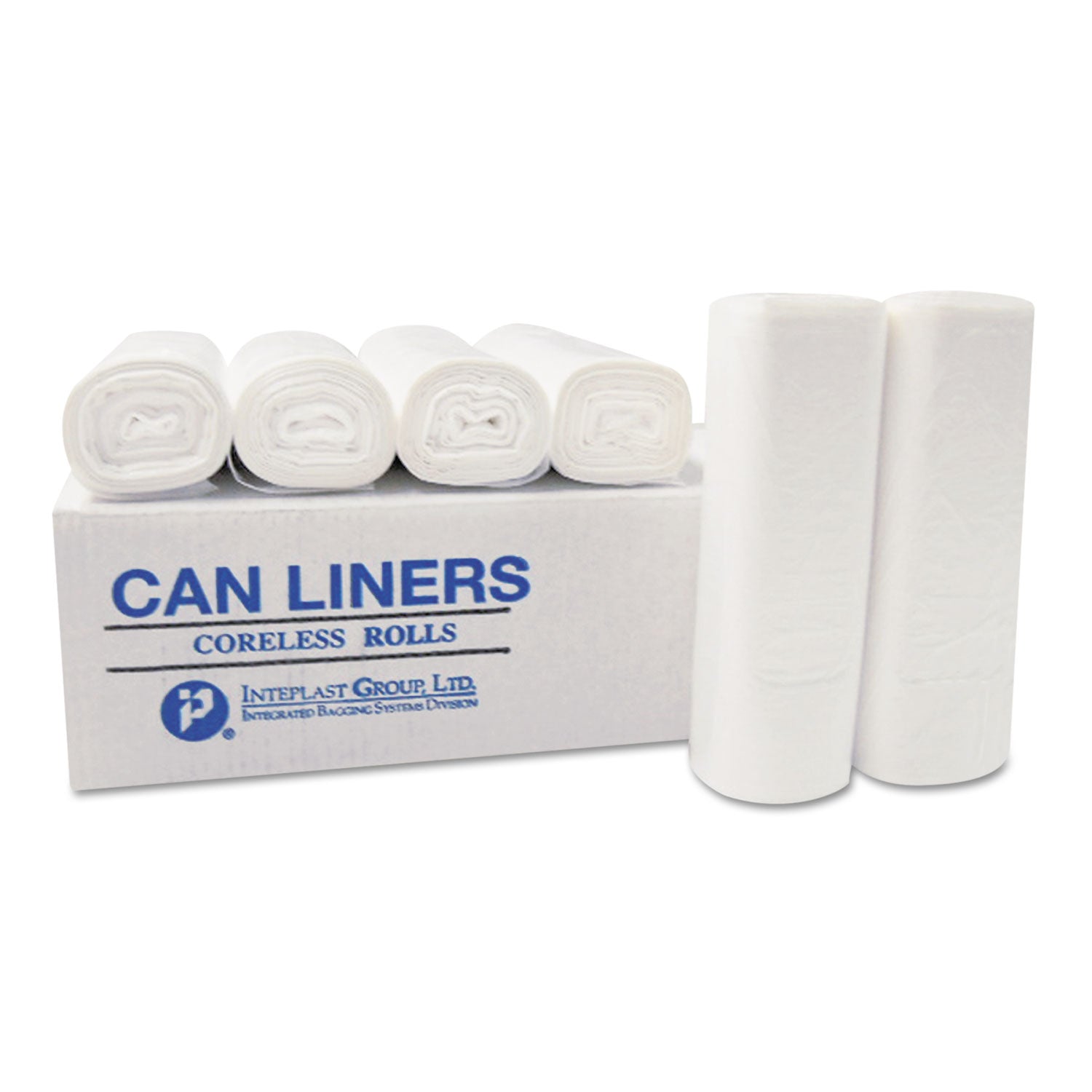 High-Density Commercial Can Liners, 33 gal, 11 mic, 33" x 40", Black, Interleaved Roll, 25 Bags/Roll, 20 Rolls/Carton